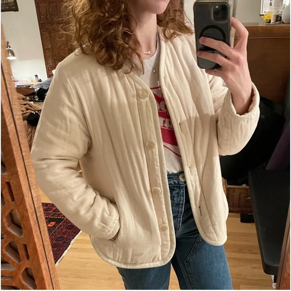 7115 by Szeki Button Front Jacket - Picture 1 of 4